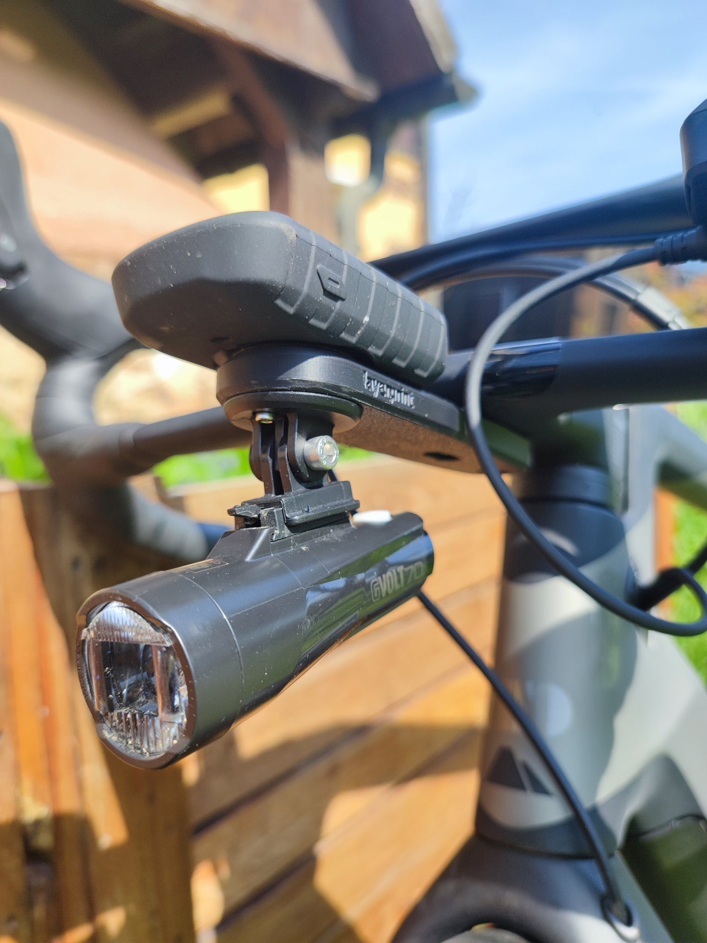 Aero Road Bike Halterung für Garmin / Wahoo / GoPro / CatEye / Navi / Fahrrad