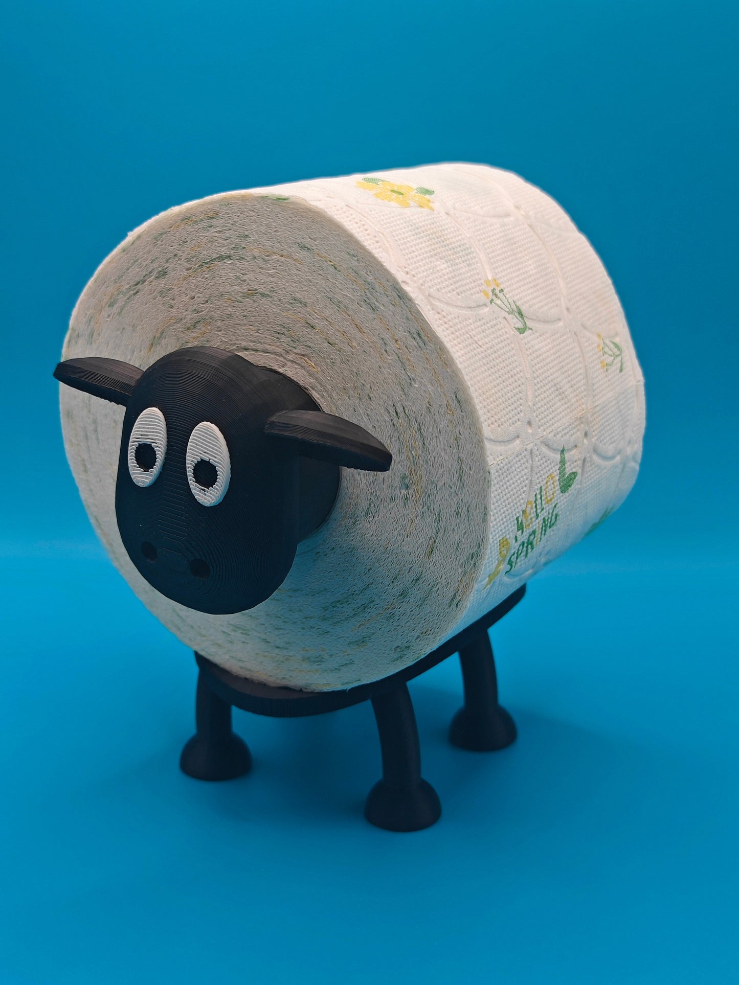 ToPi Toilettenschaf – Toilettenpapierhalter - Badezimmer Deko – Klorollenhalter – Klopapier – 3D Druck- WC Papierhalter – Shaun - layerprint