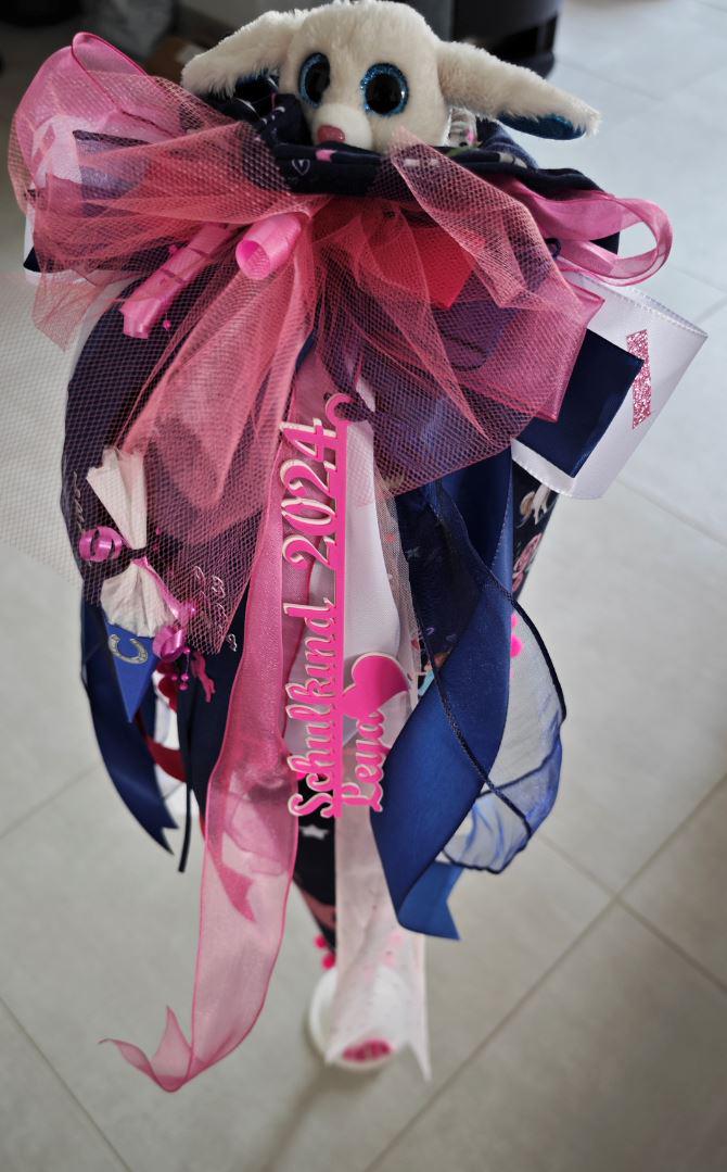 Schultüten Anhänger - Namensanhänger zur Einschulung - Zuckertüte - personalisiert mit Name und Einschulungsjahr