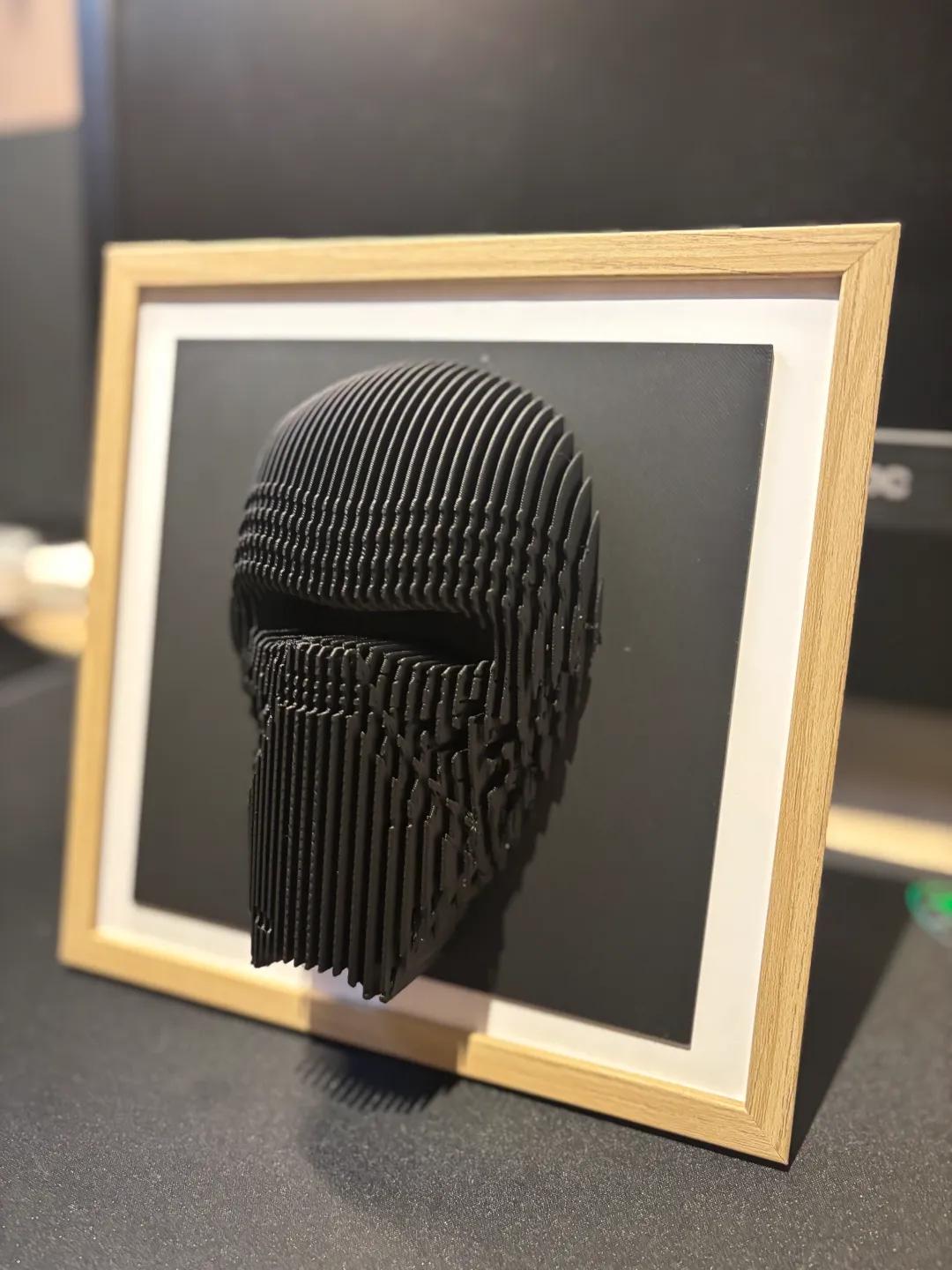 3D Schichtskulptur – Relief – Wandbild – Wanddeko – Star Wars – Darth Vader – Stormtrooper – Todesstern – C3PO – Mandalorian – TIE Fighter